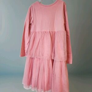 Hannah Andersson Pink Tulle Long Sleeve Dress Size 140cm US‎ 10